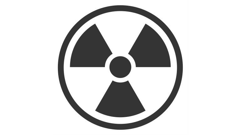 radioaktivt tegn som du finner på ioniske røykvarslere