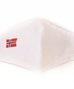 Munnbind-hvit-norsk-flagg
